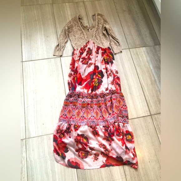 Free People Dresses & Skirts - Free people Boho Maxi dress